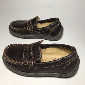 Primigi Loafer Kid Brown Pebble Leather Size 9